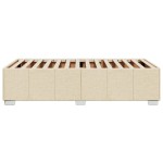 vidaXL Cadru de pat fără saltea cremă 80x200 cm țesătură