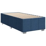 vidaXL Cadru de pat fără saltea țesătură albastră 80x200 cm