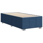 vidaXL Cadru de pat fără saltea țesătură albastră 80x200 cm
