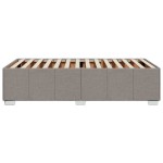 vidaXL Cadru de pat fără saltea Taupe 90x190 cm Stofa