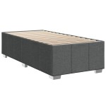 vidaXL Cadru de pat fără saltea, gri închis, 90x200 cm, textil vidaXL Cadru de pat fără saltea, gri închis, 90x200 cm, textil