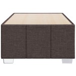 vidaXL Cadru de pat fără saltea, maro închis, 90x200 cm, textil vidaXL Cadru de pat fără saltea, maro închis, 90x200 cm, textil
