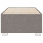 vidaXL Cadru de pat fără saltea Taupe 90x200 cm țesătură