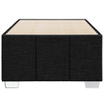 vidaXL Cadru de pat fără saltea, negru, 100x200 cm, textil vidaXL Cadru de pat fără saltea, negru, 100x200 cm, textil