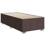 vidaXL Cadru de pat fără saltea, maro închis, 100x200 cm, textil vidaXL Cadru de pat fără saltea, maro închis, 100x200 cm, textil