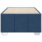vidaXL Cadru de pat fără saltea țesătură albastră 100x200 cm vidaXL Cadru de pat fără saltea țesătură albastră 100x200 cm