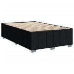 vidaXL Cadru de pat fără saltea Negru 120x190 cm țesătură
