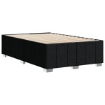 vidaXL Cadru de pat fără saltea Negru 120x190 cm țesătură