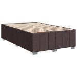 vidaXL Cadru de pat fără saltea țesătură maro 120x190 cm țesătură