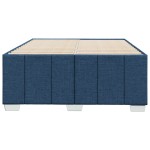 vidaXL Cadru de pat fără saltea Albastru 120x190 cm țesătură