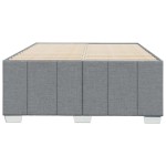 vidaXL Cadru de pat fără saltea, gri deschis, 120x200 cm, textil