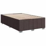vidaXL Cadru de pat fără saltea, maro închis, 120x200 cm, textil vidaXL Cadru de pat fără saltea, maro închis, 120x200 cm, textil