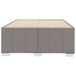 vidaXL Cadru de pat fără saltea, gri taupe, 120x200 cm, textil vidaXL Cadru de pat fără saltea, gri taupe, 120x200 cm, textil