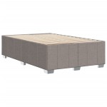 vidaXL Cadru de pat fără saltea, gri taupe, 120x200 cm, textil vidaXL Cadru de pat fără saltea, gri taupe, 120x200 cm, textil