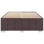 vidaXL Cadru de pat fără saltea, maro închis, 140x200 cm, textil vidaXL Cadru de pat fără saltea, maro închis, 140x200 cm, textil