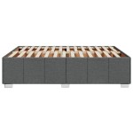 vidaXL Cadru de pat fără saltea, gri închis, 140x200 cm, textil