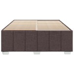 vidaXL Cadru de pat fără saltea, maro închis, 140x200 cm, textil vidaXL Cadru de pat fără saltea, maro închis, 140x200 cm, textil