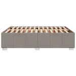 vidaXL Cadru de pat fără saltea, gri taupe, 140x200 cm, textil vidaXL Cadru de pat fără saltea, gri taupe, 140x200 cm, textil
