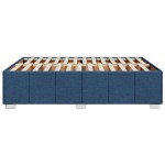 vidaXL Cadru de pat fără saltea, albastru, 140x200 cm, textil