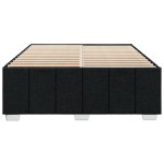 vidaXL Cadru de pat fără saltea, negru, 160x200 cm, textil vidaXL Cadru de pat fără saltea, negru, 160x200 cm, textil
