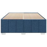 vidaXL Cadru de pat fără saltea, albastru, 160x200 cm, textil