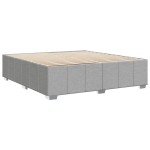 vidaXL Cadru de pat fără saltea, gri deschis, 180x200 cm, textil