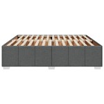 vidaXL Cadru de pat fără saltea, gri închis, 180x200 cm, textil