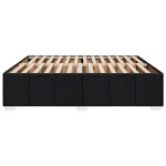 vidaXL Cadru de pat fără saltea, negru, 180x200 cm, textil vidaXL Cadru de pat fără saltea, negru, 180x200 cm, textil