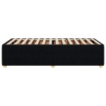 vidaXL Cadru de pat fără saltea țesătură neagră 80x200 cm