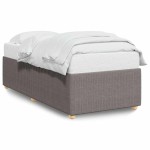 vidaXL Cadru de pat fără saltea Taupe 80x200 cm țesătură