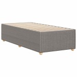 vidaXL Cadru de pat fără saltea Taupe 80x200 cm țesătură