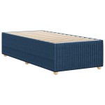 vidaXL Cadru de pat fără saltea țesătură albastră 80x200 cm