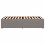 vidaXL Cadru de pat fără saltea Taupe 90x190 cm Stofa