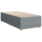 vidaXL Cadru de pat fără saltea, gri deschis, 90x200 cm, textil
