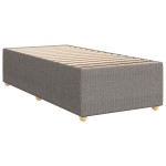 vidaXL Cadru de pat fără saltea Taupe 90x200 cm țesătură
