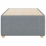 vidaXL Cadru de pat fără saltea, gri deschis, 100x200 cm, textil