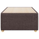 vidaXL Cadru de pat fără saltea, maro închis, 100x200 cm, textil vidaXL Cadru de pat fără saltea, maro închis, 100x200 cm, textil