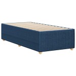 vidaXL Cadru de pat fără saltea țesătură albastră 100x200 cm vidaXL Cadru de pat fără saltea țesătură albastră 100x200 cm