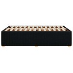 vidaXL Cadru de pat fără saltea Negru 120x190 cm țesătură