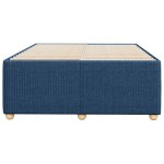 vidaXL Cadru de pat fără saltea Albastru 120x190 cm țesătură