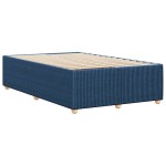vidaXL Cadru de pat fără saltea Albastru 120x190 cm țesătură