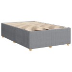 vidaXL Cadru de pat fără saltea, gri deschis, 120x200 cm, textil