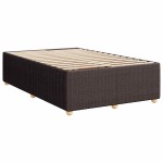 vidaXL Cadru de pat fără saltea, maro închis, 120x200 cm, textil vidaXL Cadru de pat fără saltea, maro închis, 120x200 cm, textil