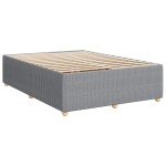 vidaXL Cadru de pat fără saltea, gri deschis, 140x200 cm, textil