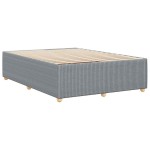 vidaXL Cadru de pat fără saltea, gri deschis, 140x200 cm, textil