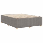 vidaXL Cadru de pat fără saltea, gri taupe, 140x200 cm, textil vidaXL Cadru de pat fără saltea, gri taupe, 140x200 cm, textil