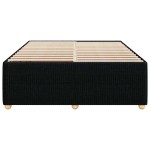 vidaXL Cadru de pat fără saltea, negru, 160x200 cm, textil vidaXL Cadru de pat fără saltea, negru, 160x200 cm, textil