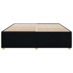 vidaXL Cadru de pat fără saltea, negru, 180x200 cm, textil vidaXL Cadru de pat fără saltea, negru, 180x200 cm, textil