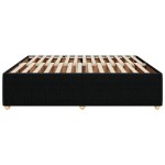 vidaXL Cadru de pat fără saltea, negru, 180x200 cm, textil vidaXL Cadru de pat fără saltea, negru, 180x200 cm, textil