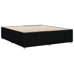 vidaXL Cadru de pat fără saltea, negru, 180x200 cm, textil vidaXL Cadru de pat fără saltea, negru, 180x200 cm, textil